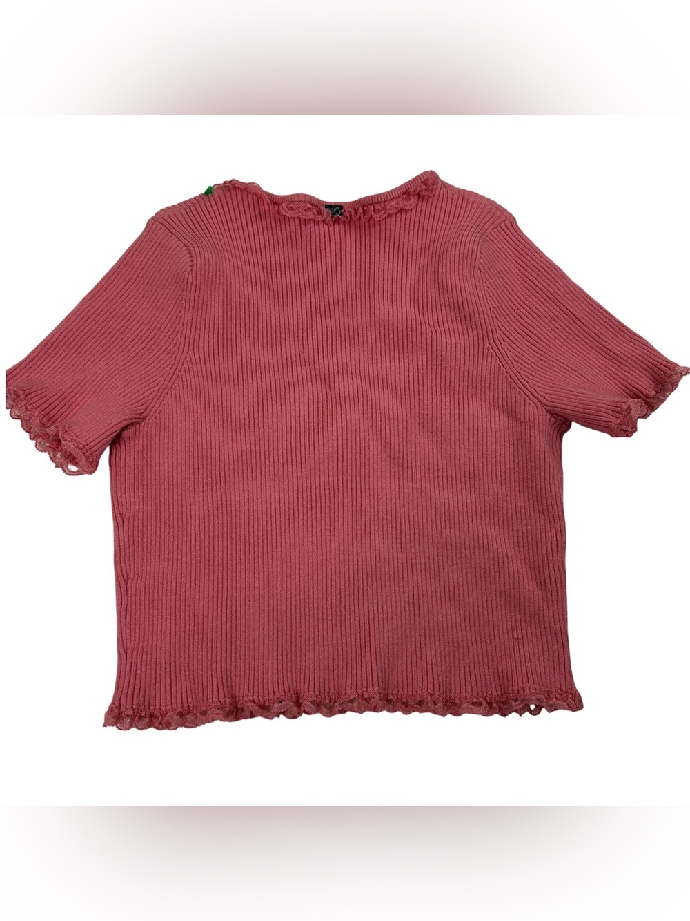 For Love And Lemons Calla Knit Top Pink Bow Size Large Coquette Victorias Secret - Picture 3 of 6